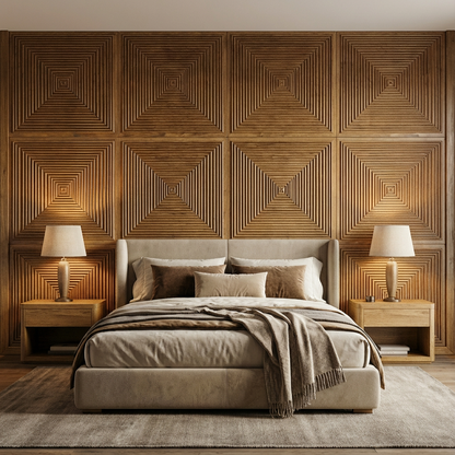 Hyde Modern Grooved Wall Panel
