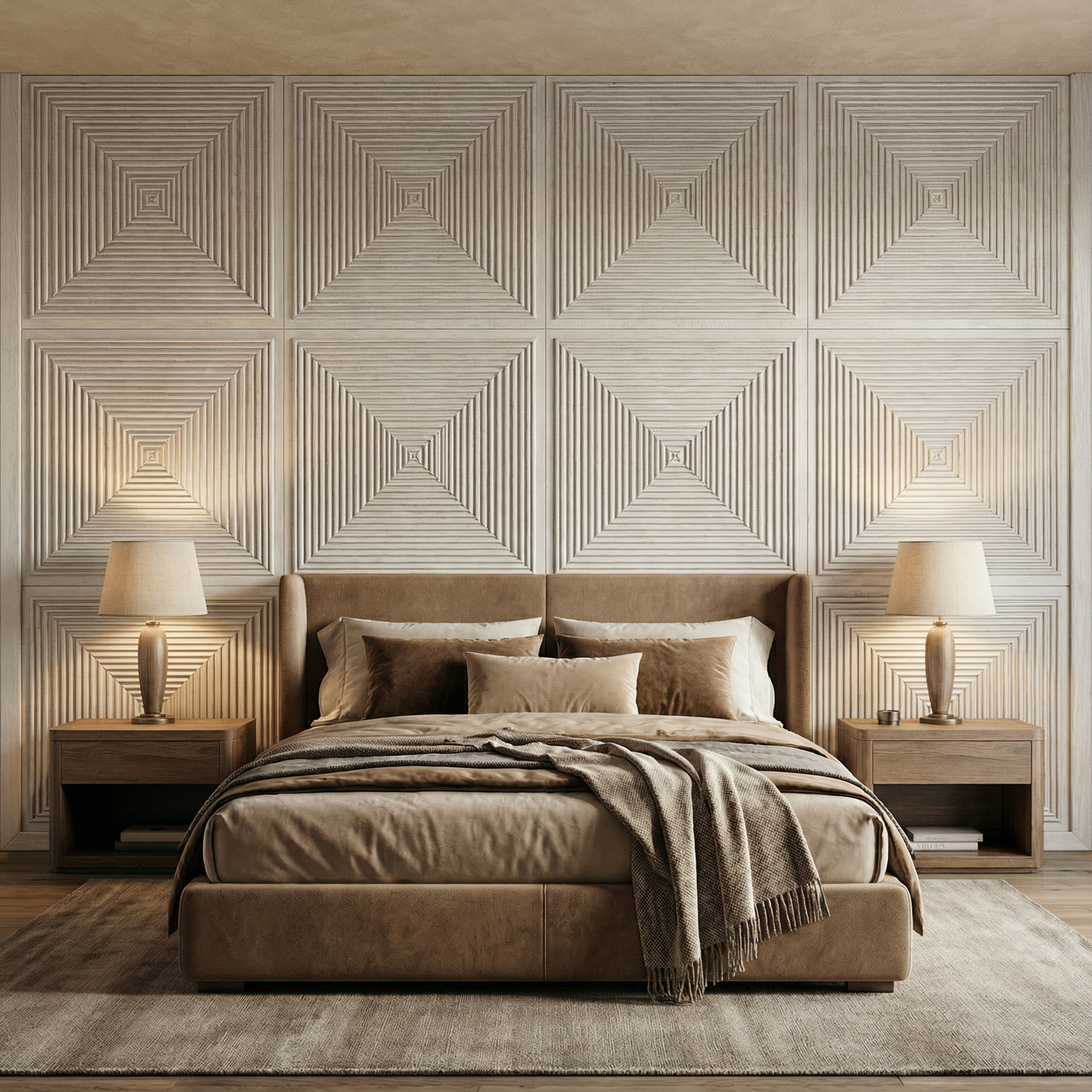 Hyde Modern Grooved Wall Panel