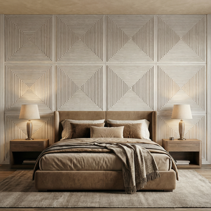 Hyde Modern Grooved Wall Panel