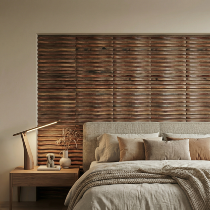 Timber Flow Wood Mosaic Wall Panel