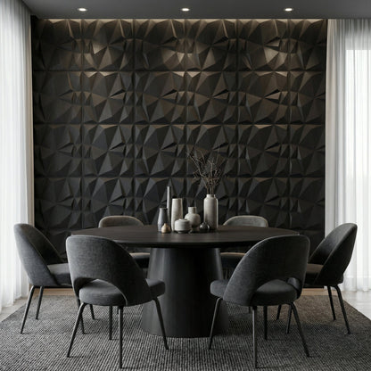 Diamond Fever Square 3D Leather Wall Panel