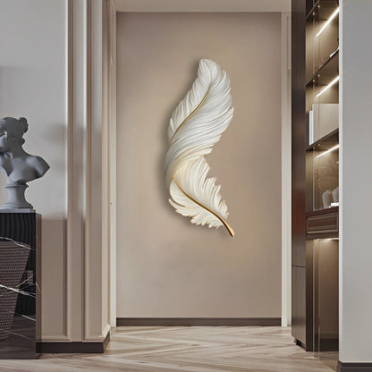 Feather Wall Lamp Modern Luxury Creative LED Art Deco Lamp