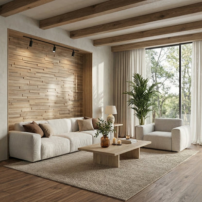 Hori 3D Wood Wall Panel - Brown Tones (Set of 4 or 12)