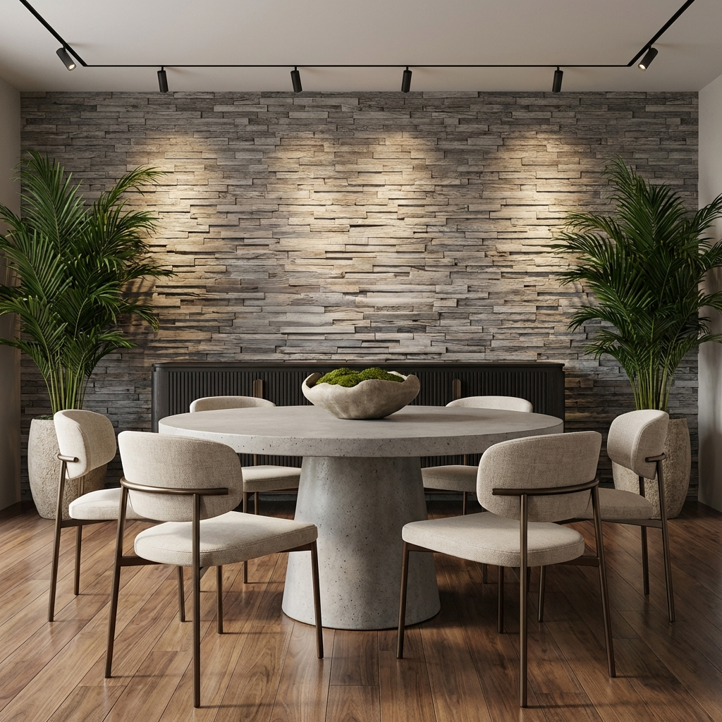 Haku 3D Wood Wall Panel - Brown/Grey Tones (Set of 4 or 12)