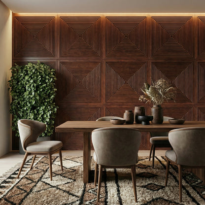 Hyde Modern Grooved Wall Panel