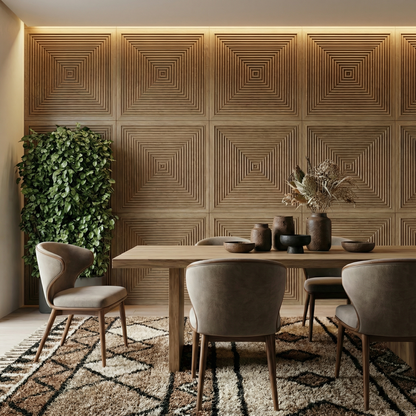 Hyde Modern Grooved Wall Panel