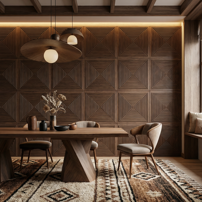 Hyde Modern Grooved Wall Panel