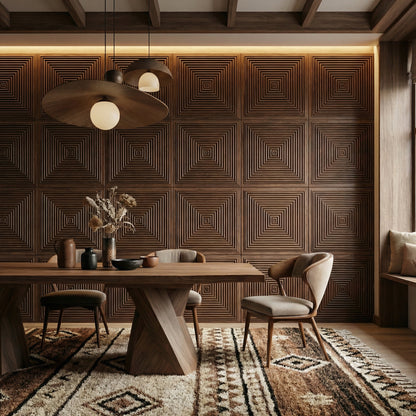 Hyde Modern Grooved Wall Panel