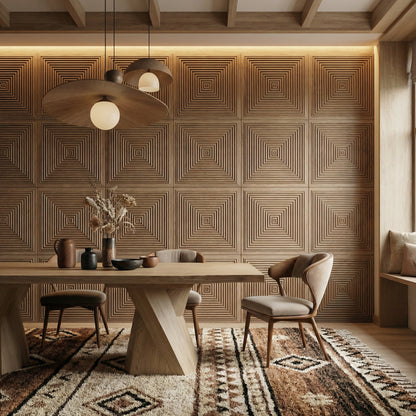 Hyde Modern Grooved Wall Panel
