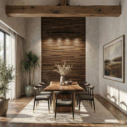 Hori 3D Wood Wall Panel - Brown Tones (Set of 4 or 12)