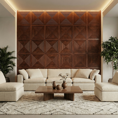 Hyde Modern Grooved Wall Panel