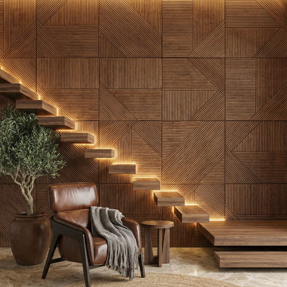 Euclid Wooden Wall Panel