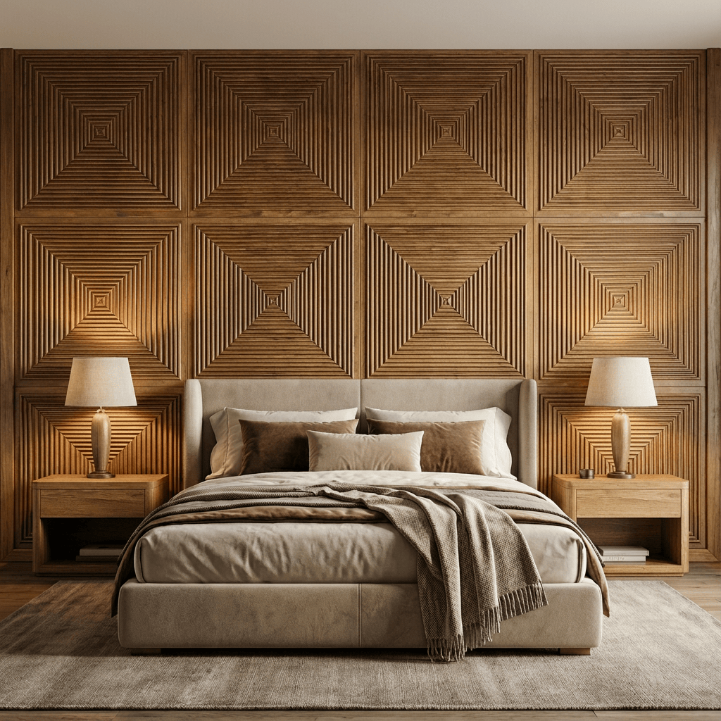 Hyde Modern Grooved Wall Panel