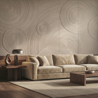 Orbital Ring Grooved Wall Panel