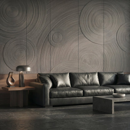 Orbital Ring Grooved Wall Panel
