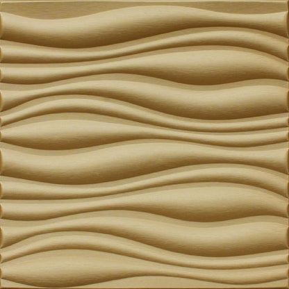 Gnarly Square 3D Leather Wall Panel