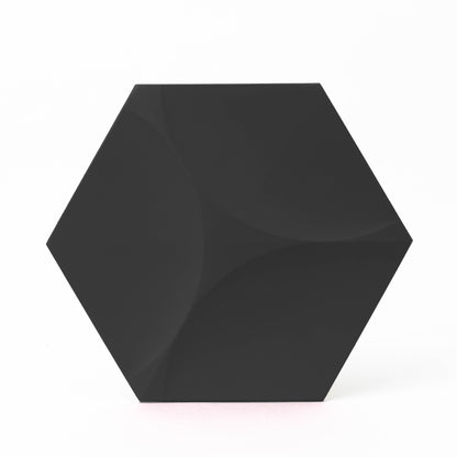 Cubed Hexagon 3D Leather Wall Panel