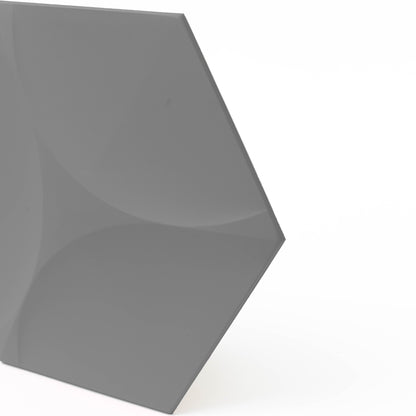 Cubed Hexagon 3D Leather Wall Panel