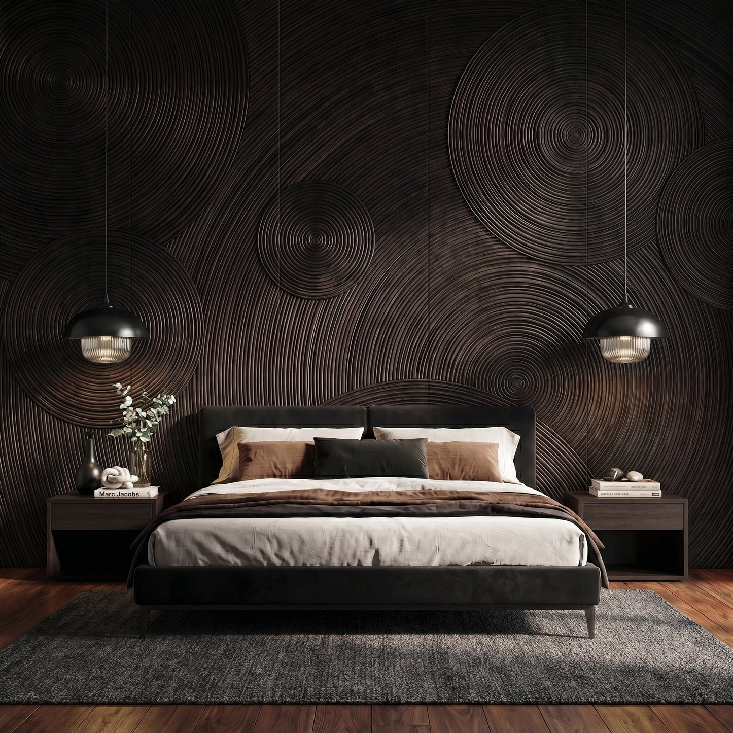 Orbital Ring Grooved Wall Panel