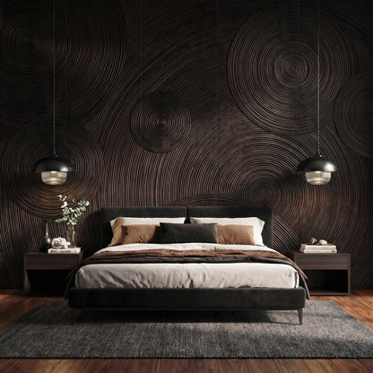 Orbital Ring Grooved Wall Panel