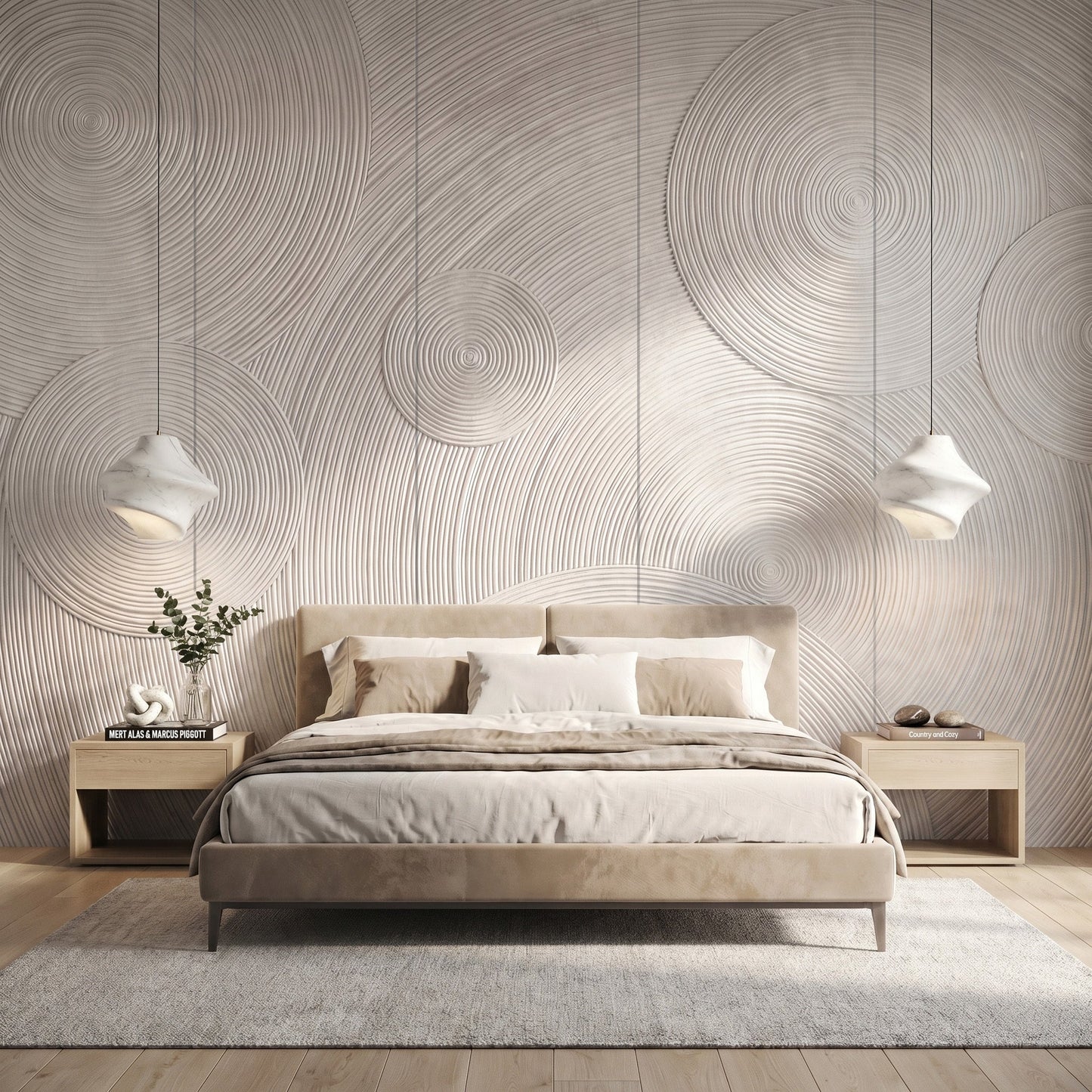 Orbital Ring Grooved Wall Panel