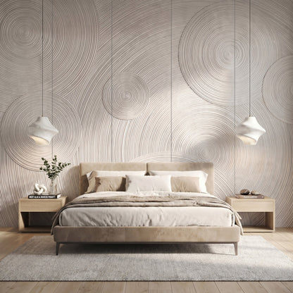 Orbital Ring Grooved Wall Panel
