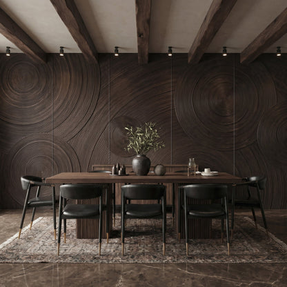 Orbital Ring Grooved Wall Panel