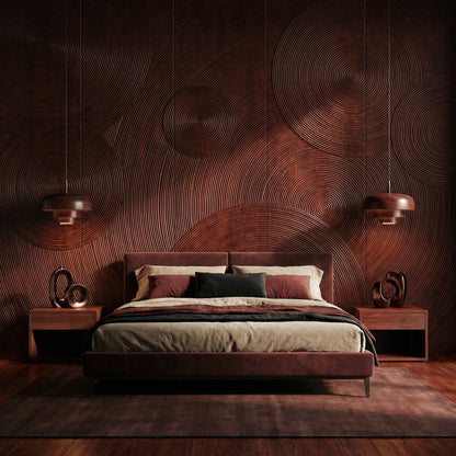 Orbital Ring Grooved Wall Panel