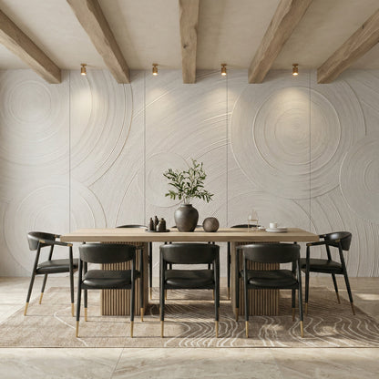 Orbital Ring Grooved Wall Panel