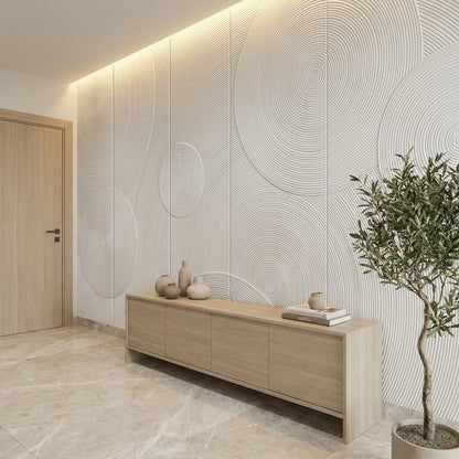 Orbital Ring Grooved Wall Panel