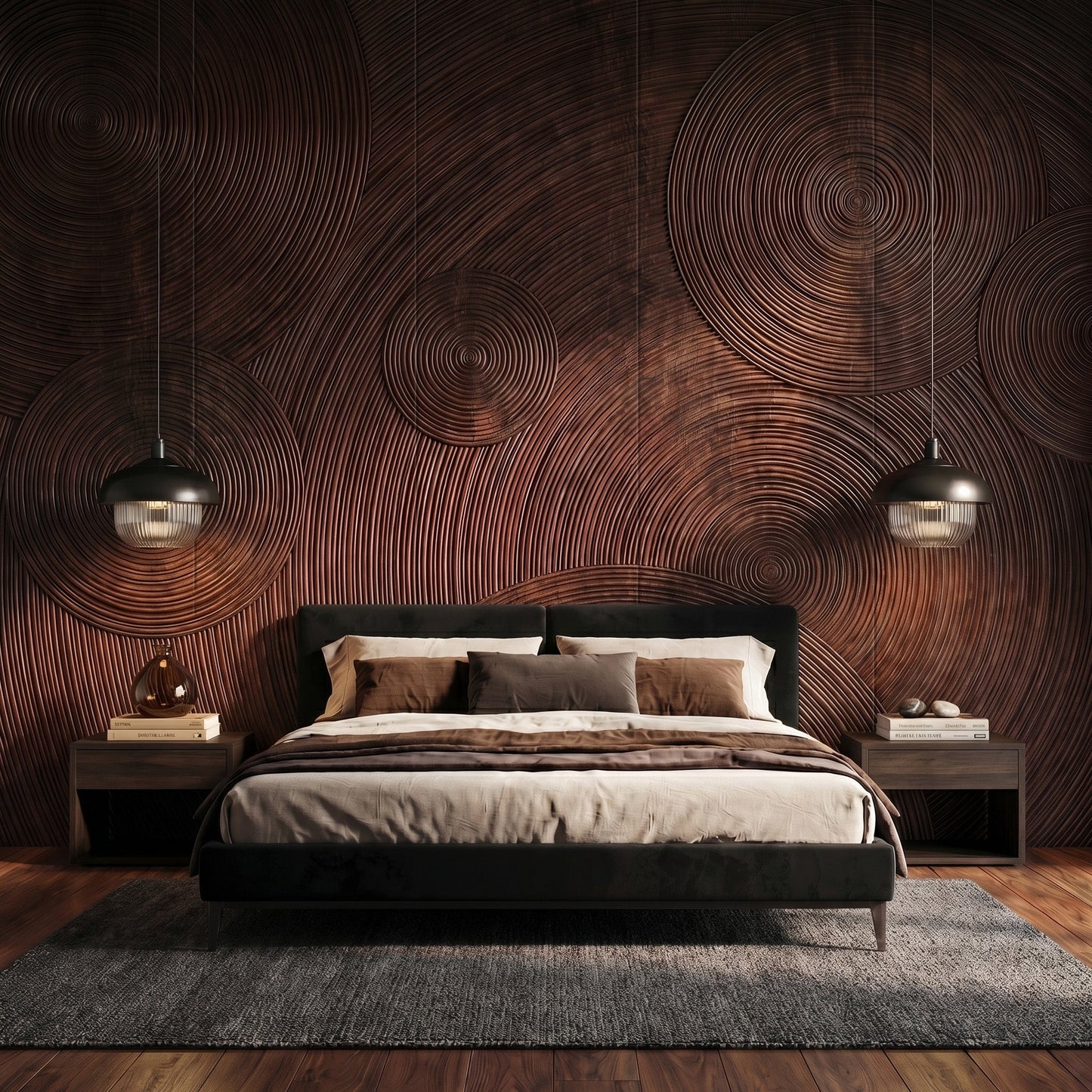 Orbital Ring Grooved Wall Panel