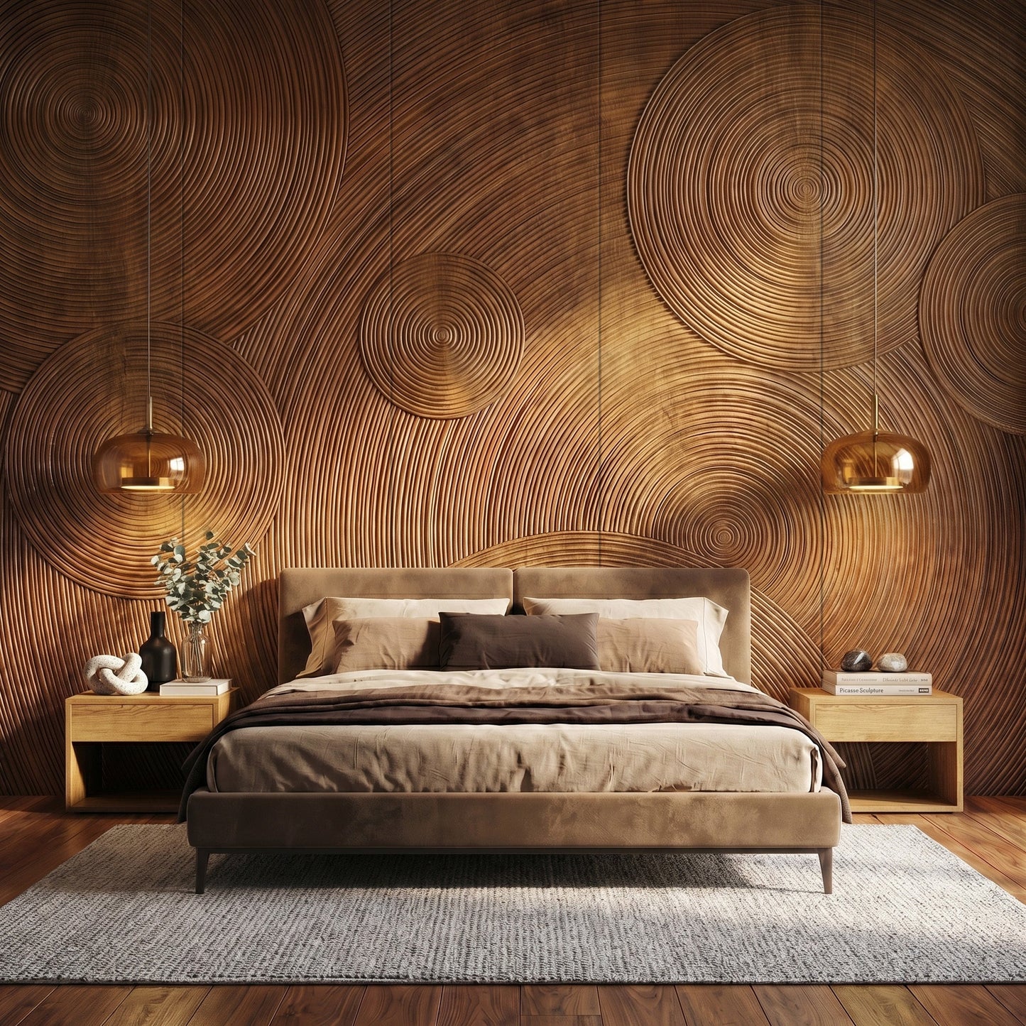 Orbital Ring Grooved Wall Panel