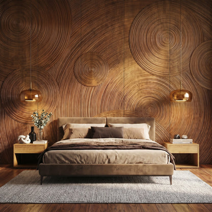 Orbital Ring Grooved Wall Panel