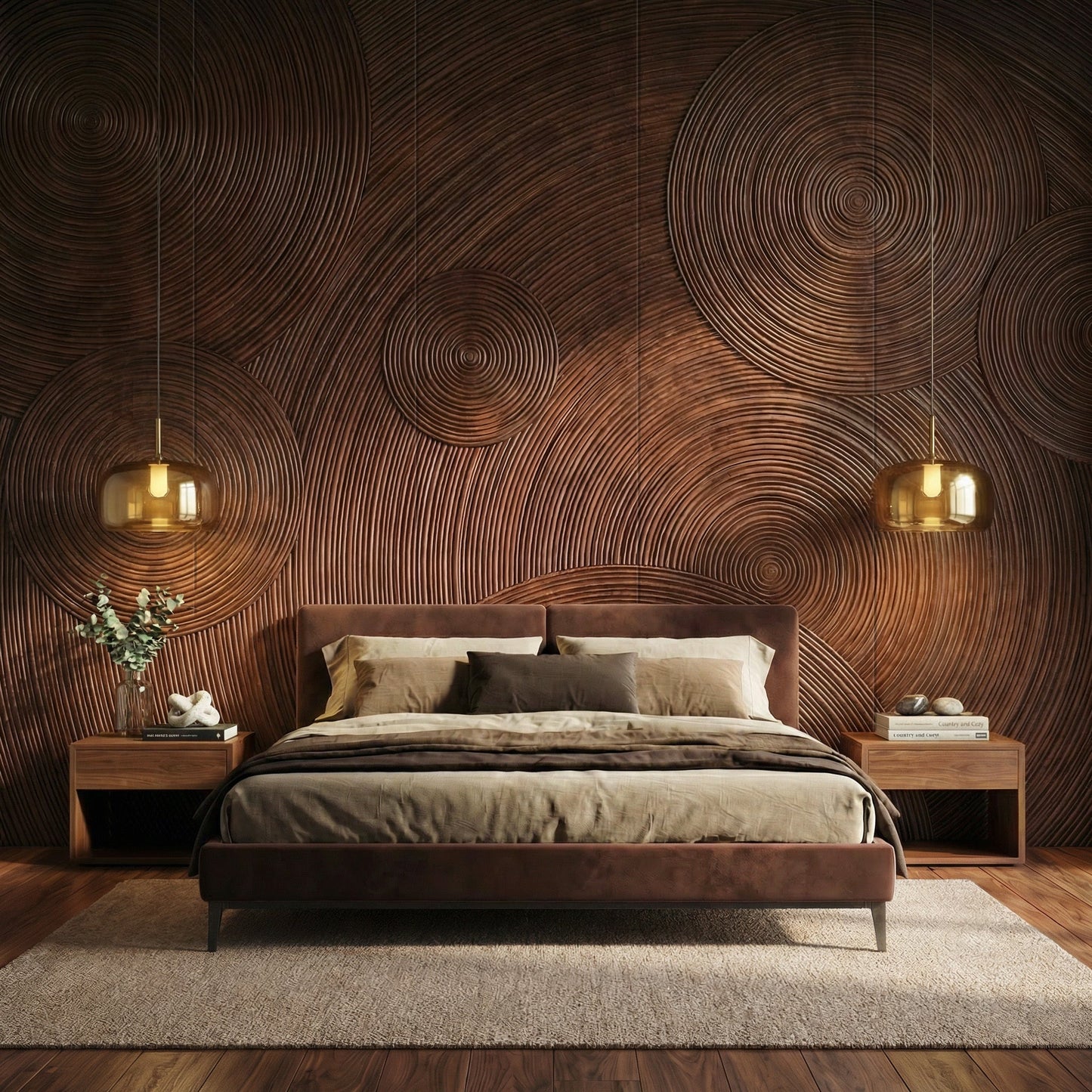 Orbital Ring Grooved Wall Panel