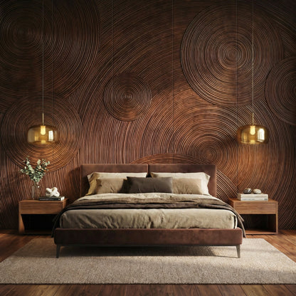Orbital Ring Grooved Wall Panel