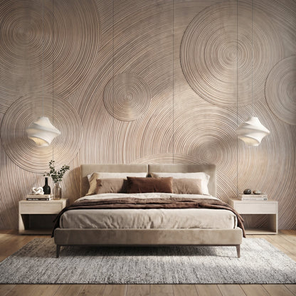 Orbital Ring Grooved Wall Panel