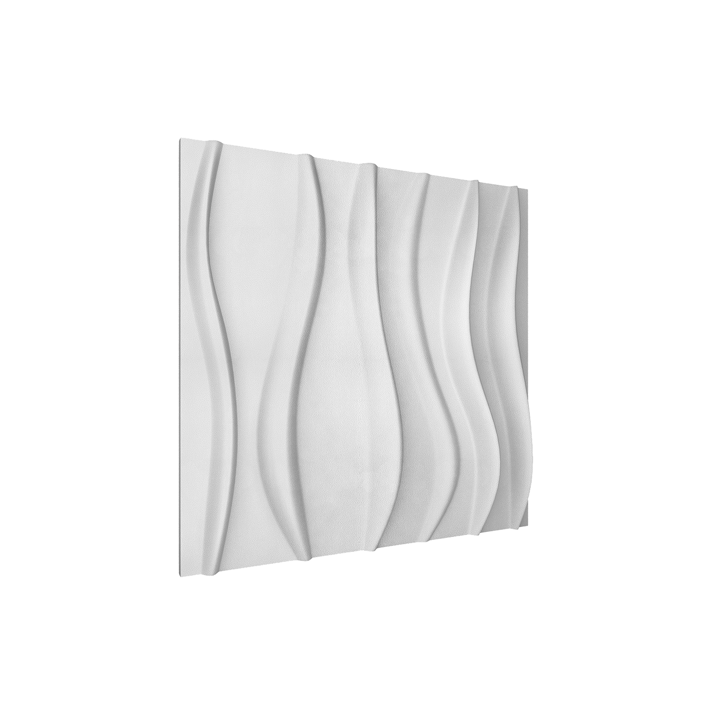 River Square 3D Leather Wall Panel