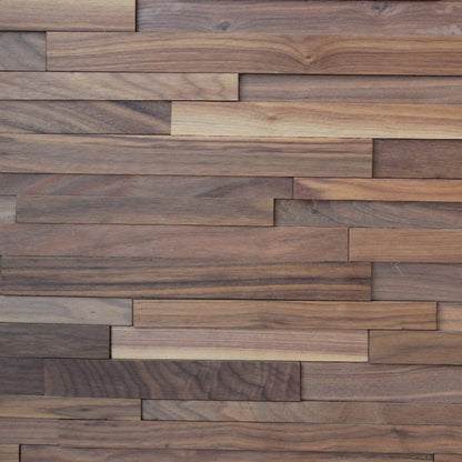 Hori 3D Wood Wall Panel - Brown Tones (Set of 4 or 12)