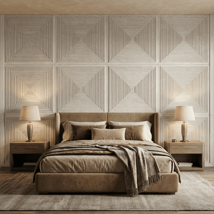 Hyde Modern Grooved Wall Panel
