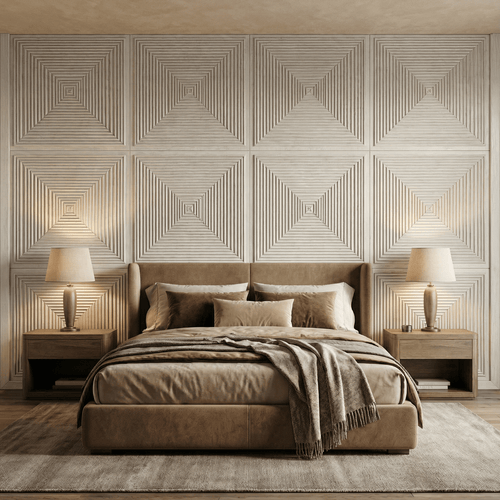Hyde Modern Grooved Wall Panel