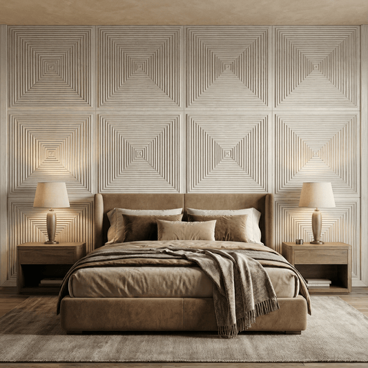 Hyde Modern Grooved Wall Panel
