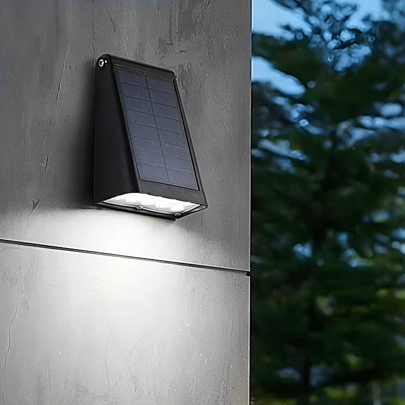 Down Light Wall Sconce Modern LED Waterproof Black Solar Light (Sold in Sets)