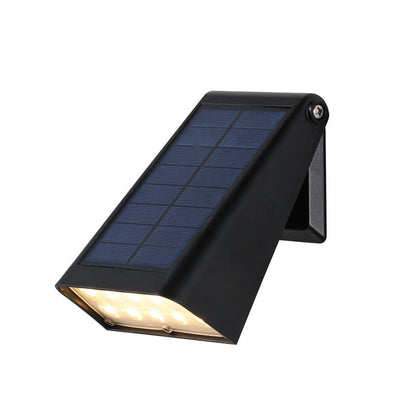 Down Light Wall Sconce Modern LED Waterproof Black Solar Light (Sold in Sets)
