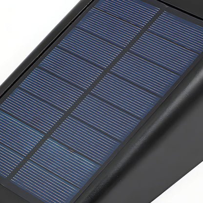 Down Light Wall Sconce Modern LED Waterproof Black Solar Light (Sold in Sets)