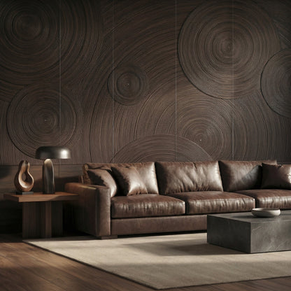 Orbital Ring Grooved Wall Panel