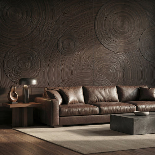 Orbital Ring Grooved Wall Panel