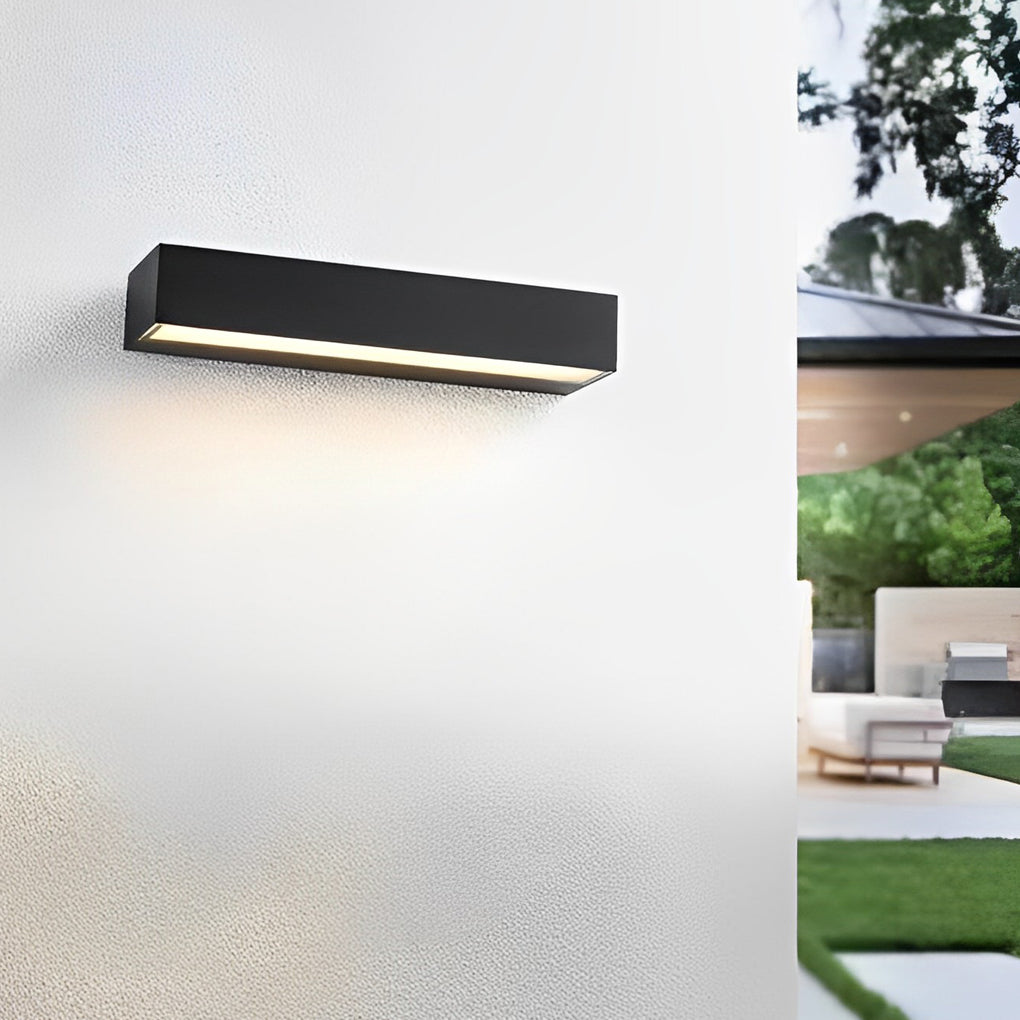 Exterior Porch Light Fixtures Modern Waterproof Door Number LED Light