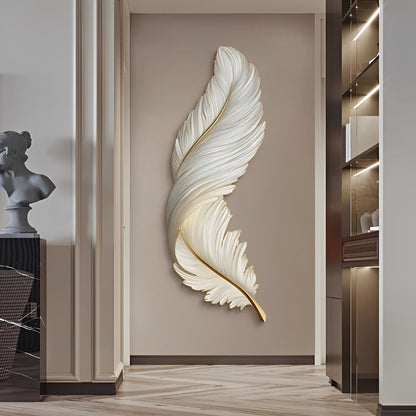 Feather Wall Lamp Modern Luxury Creative LED Art Deco Lamp
