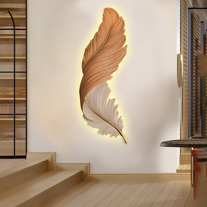 Feather Wall Lamp Modern Luxury Creative LED Art Deco Lamp