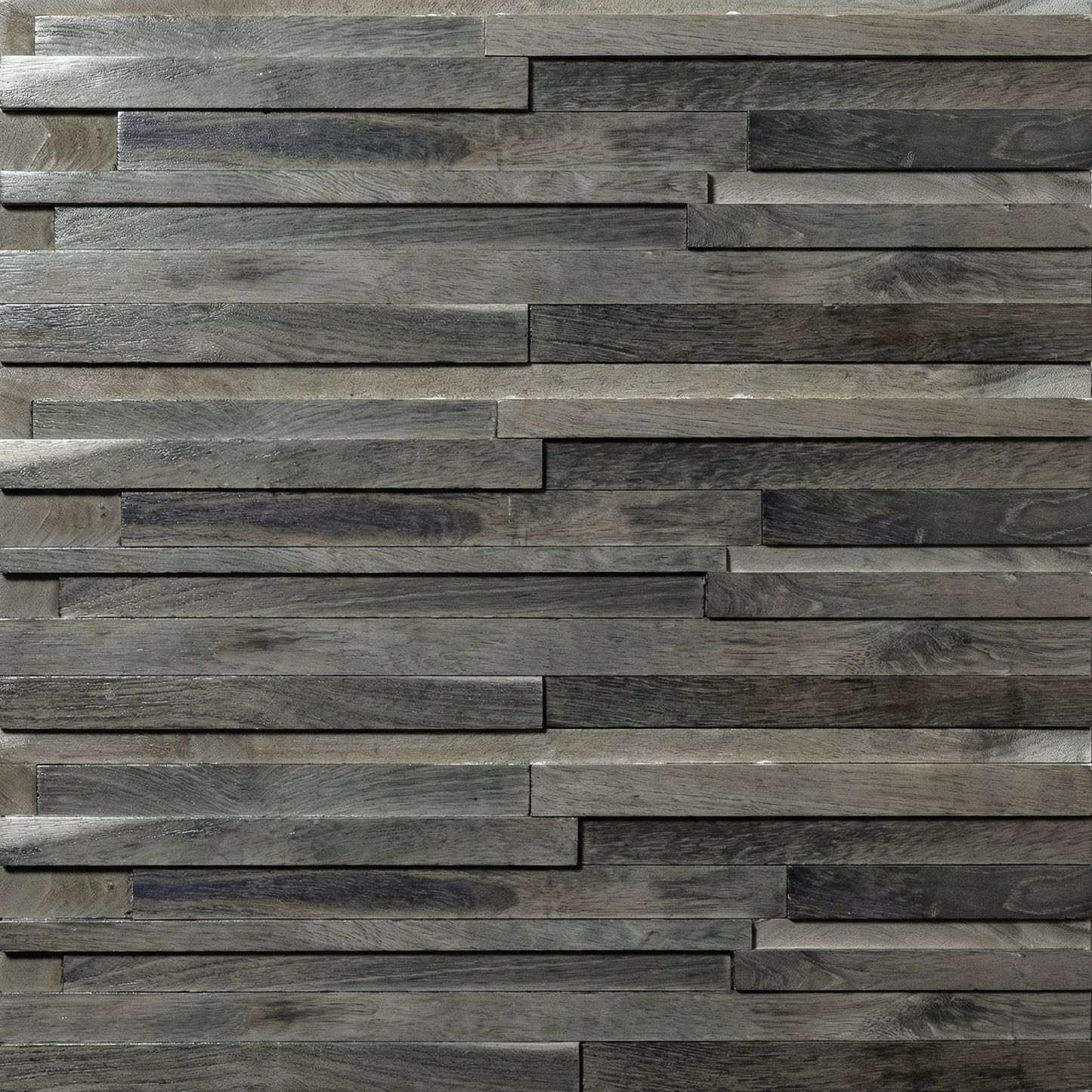 Meza 3D Wood Wall Panel - Brown/Grey/White Tones (Set of 4 or 12)